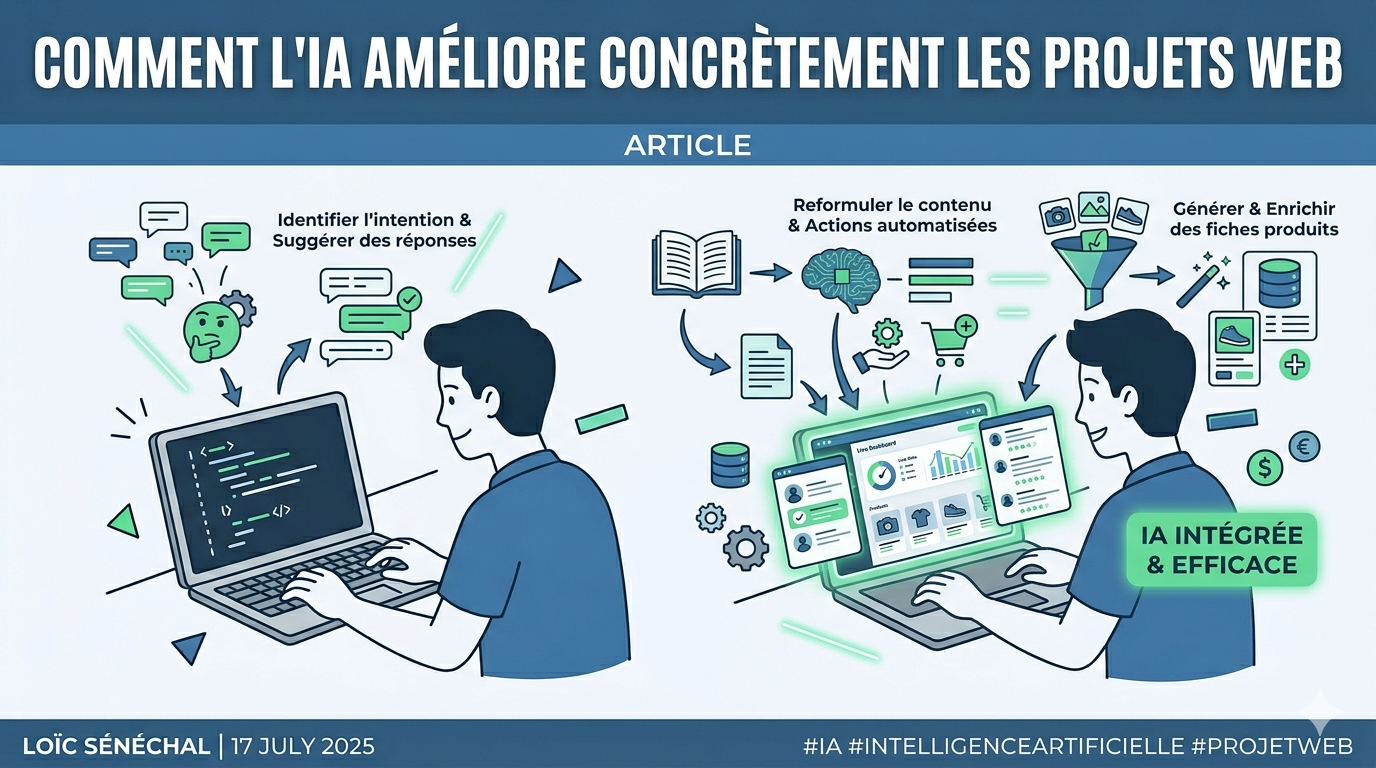 Comment l’IA améliore concrètement les projets web